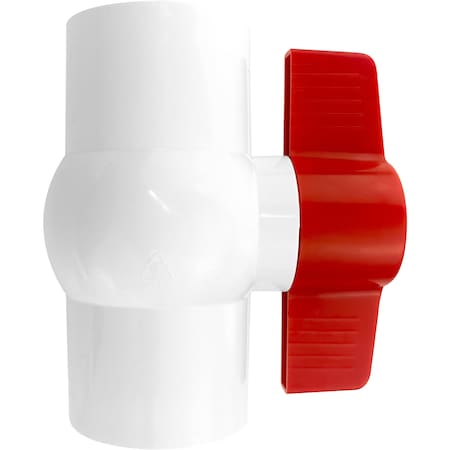 American Built Pro Ball Valve 2 in. Slip x Slip PVC Schedule 40 BVP200
